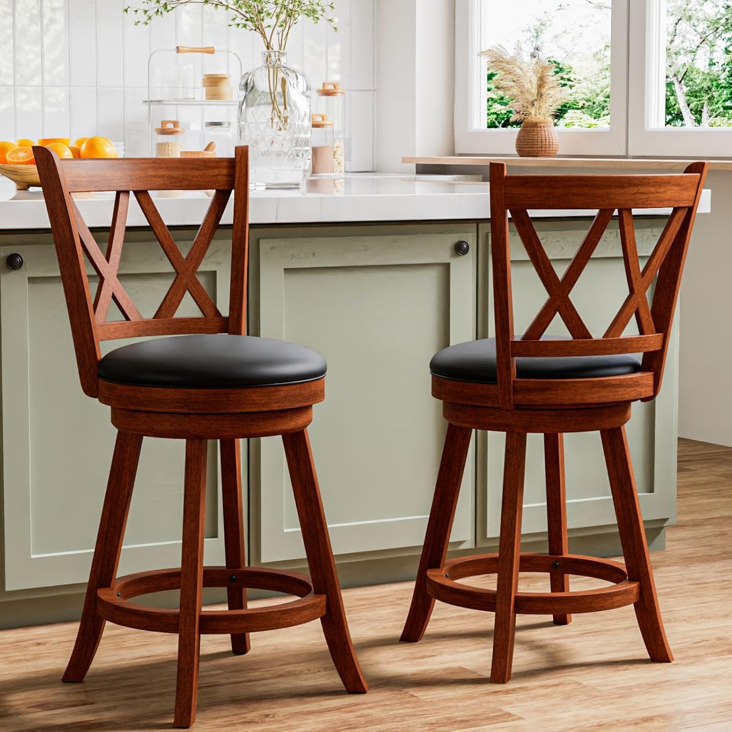 High-Back Counter Chairs