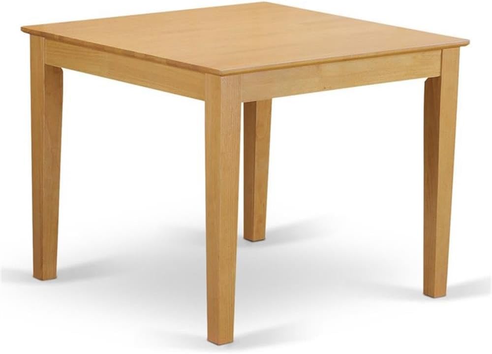 Oak Square Pedestal Dining Table