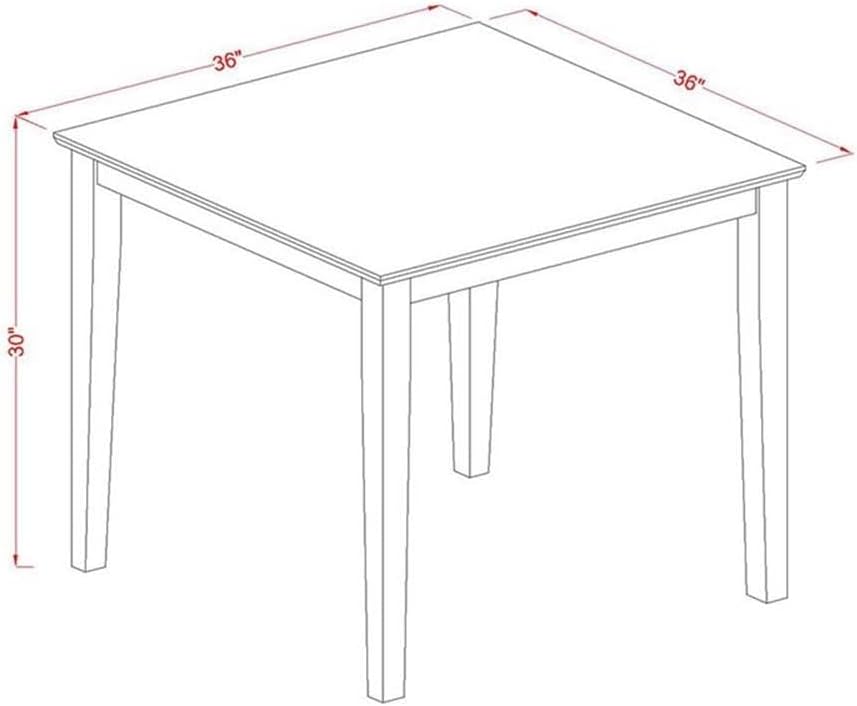 Oak Square Pedestal Dining Table
