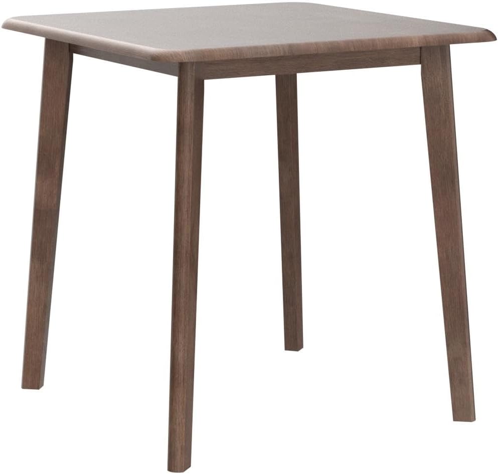 Walnut Mid Century Square Dining Table