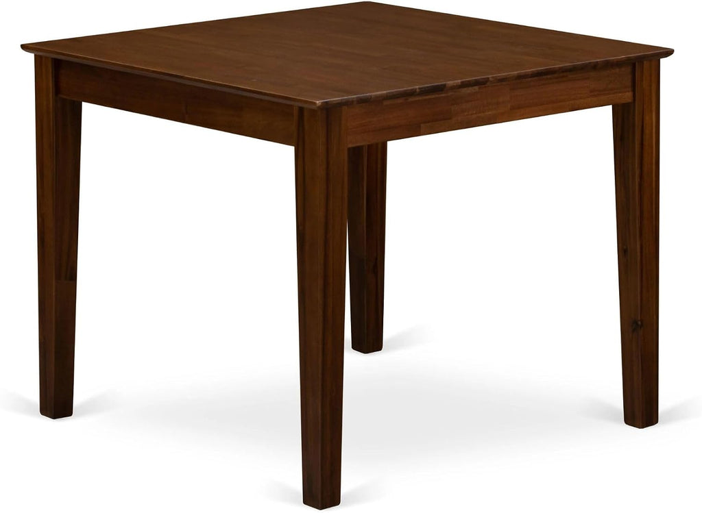 Antique Walnut Square Dining Table