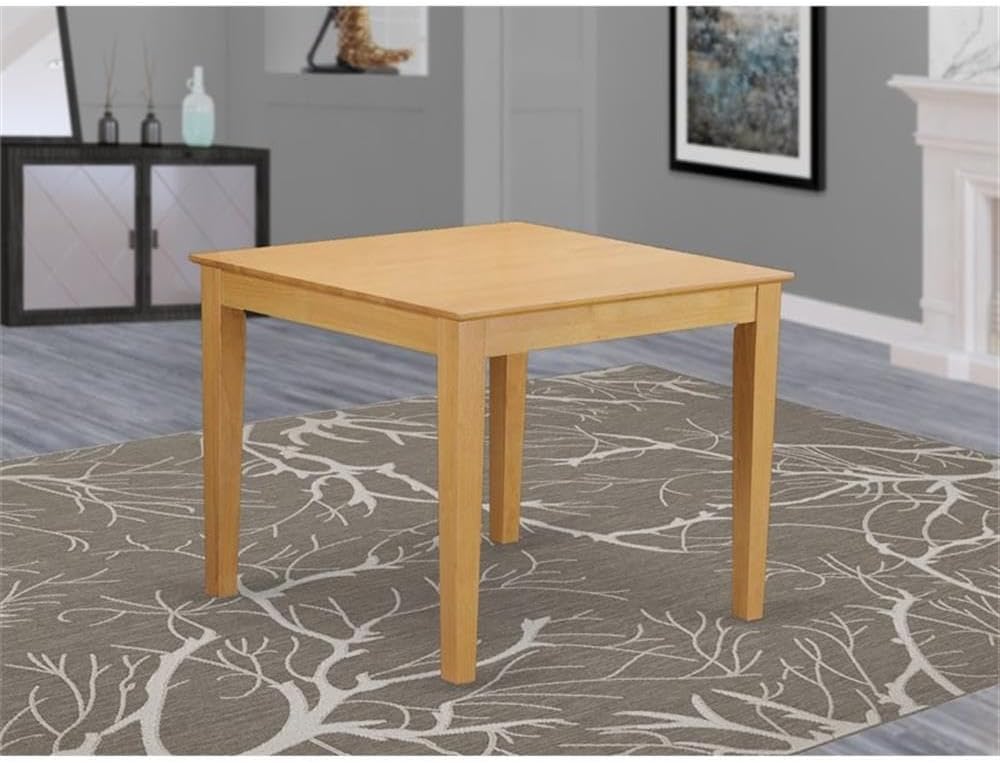 Oak Square Pedestal Dining Table