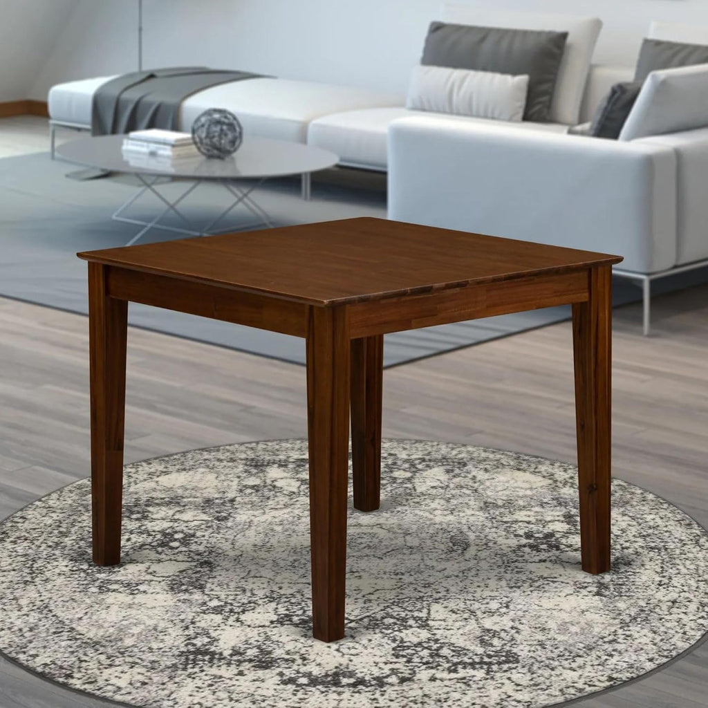 Antique Walnut Square Dining Table