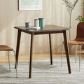 Walnut Mid Century Square Dining Table