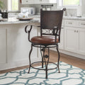 Brown Big & Tall Counter Stool
